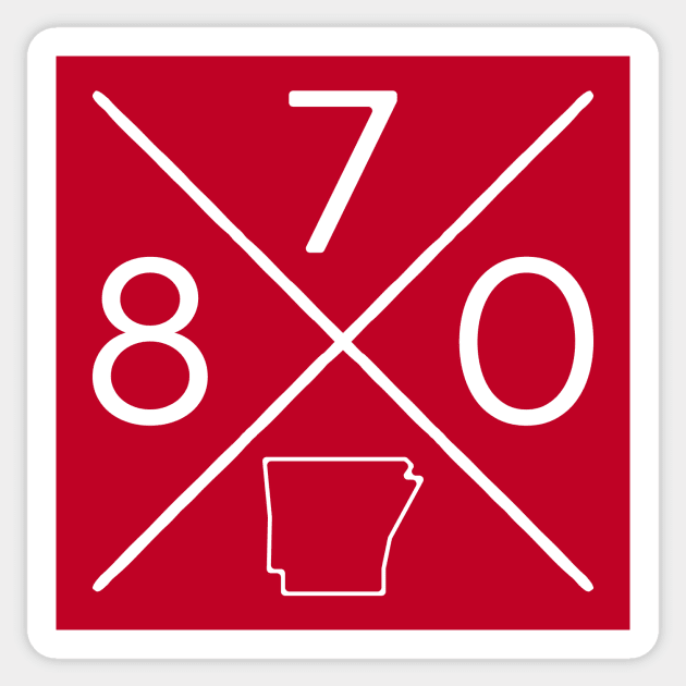 870 X Sticker by rt-shirts